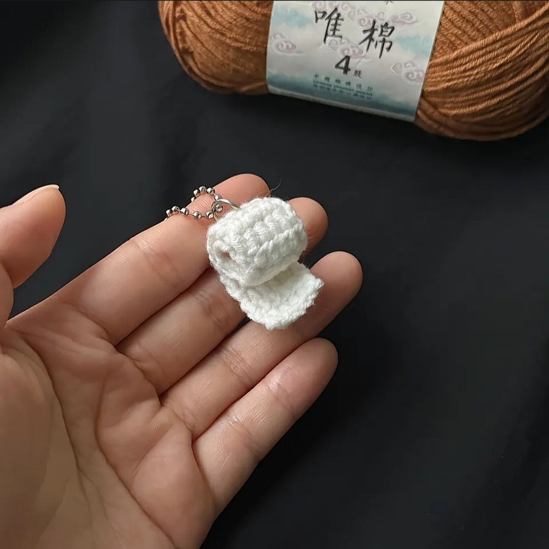 Hướng dẫn móc len mặt cười và cuộn giấy vệ sinh dễ thương