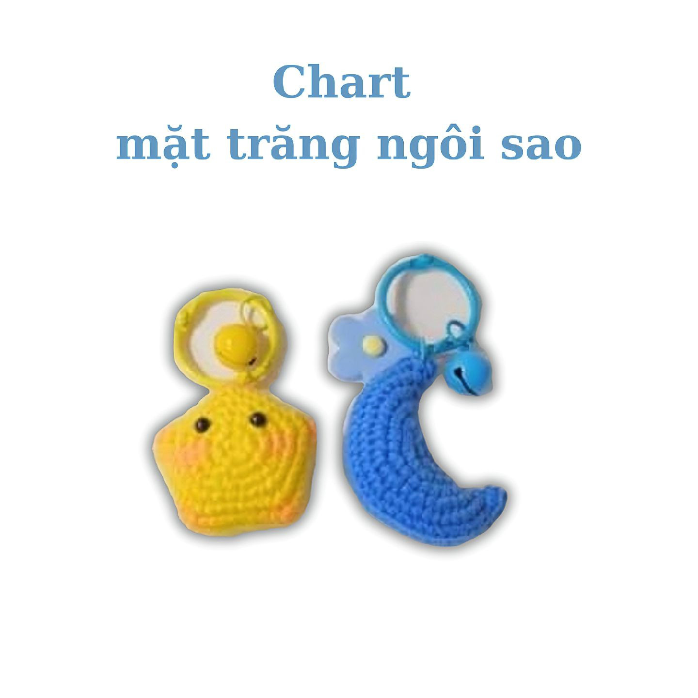 Hướng dẫn móc len mặt trăng và ngôi sao
