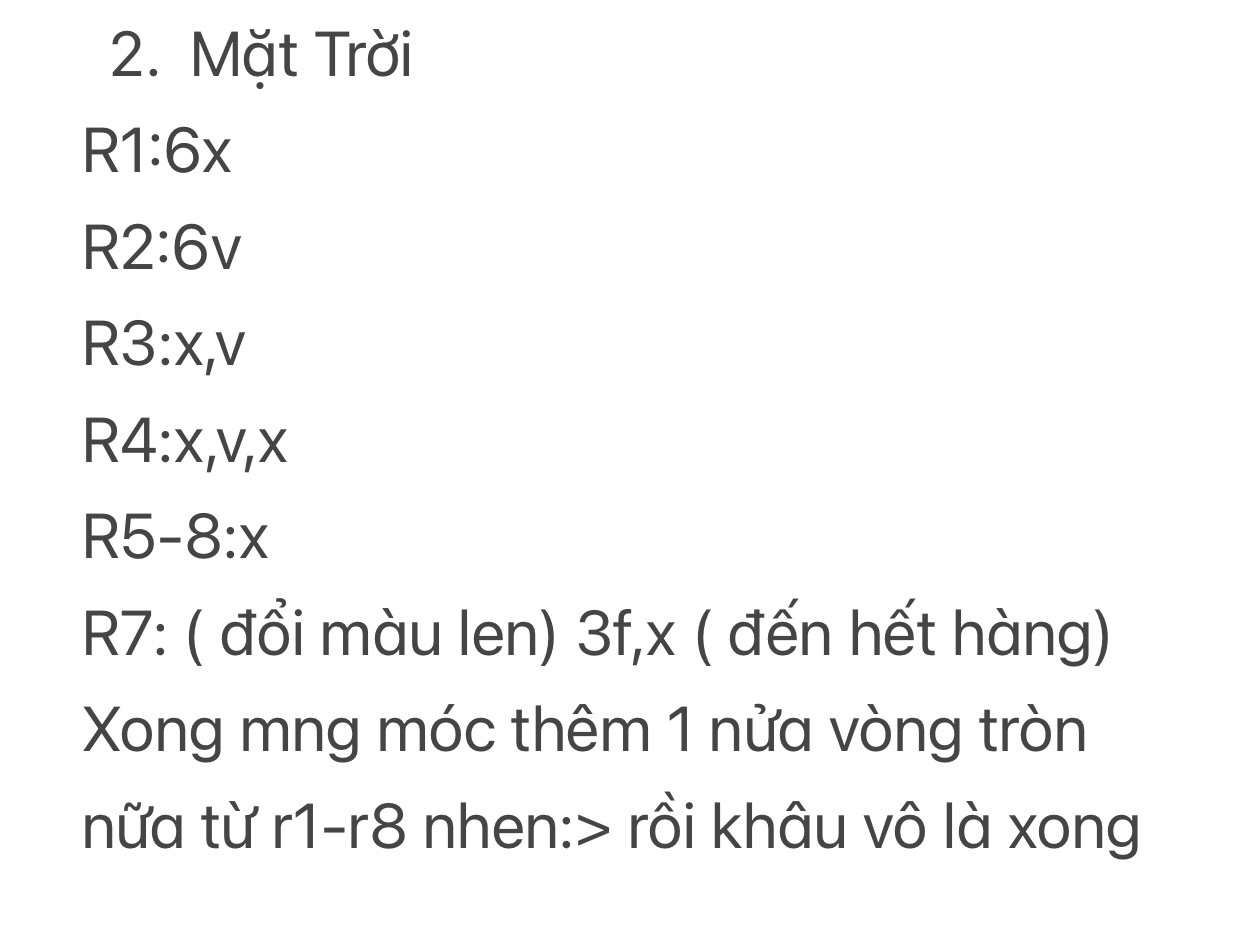 Hướng dẫn móc len Mặt trời ôm Trái đất dễ thương