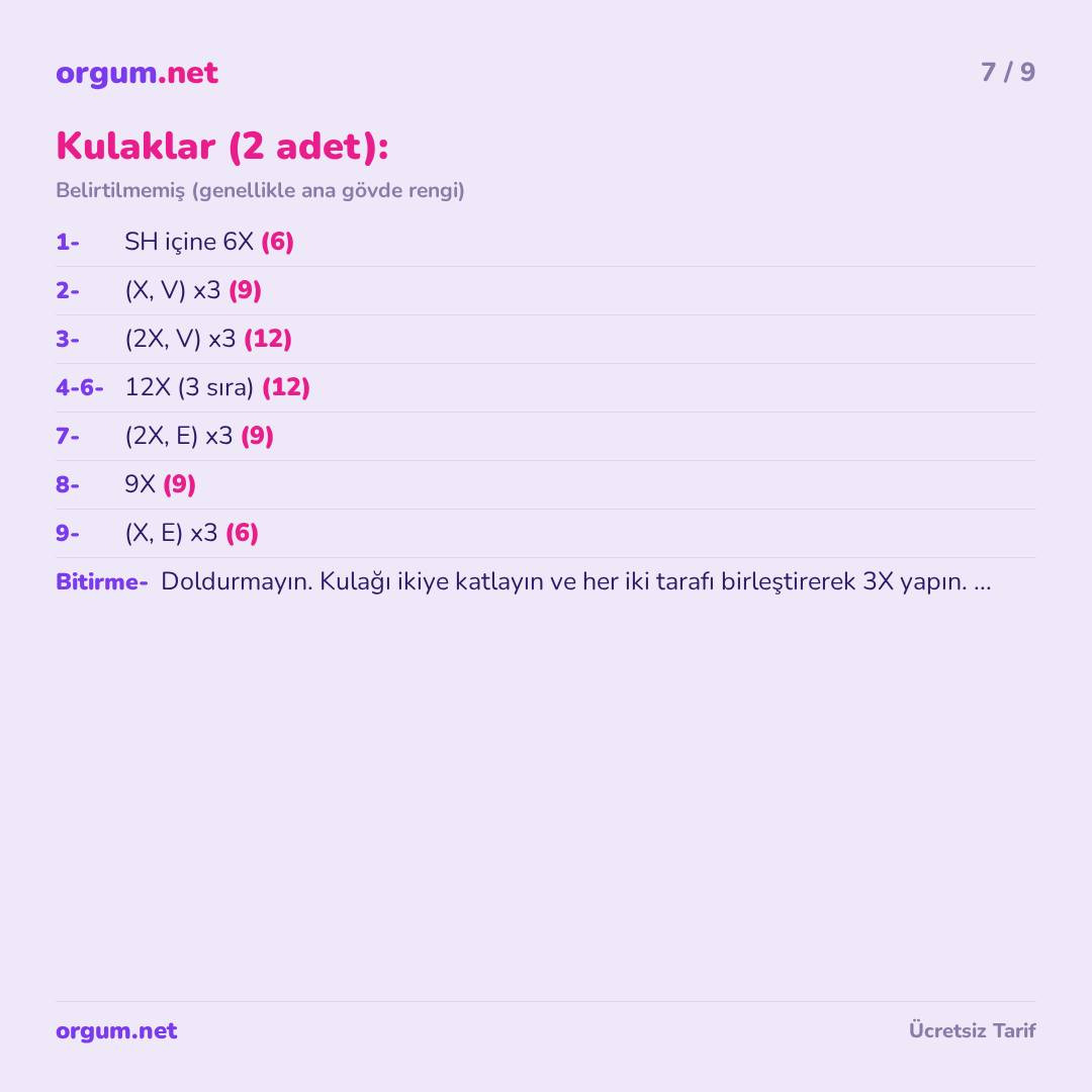 Hướng dẫn móc len miễn phí búp bê thỏ hình bánh cupcake Paskalya Tavşanı Cupcake Amigurumi