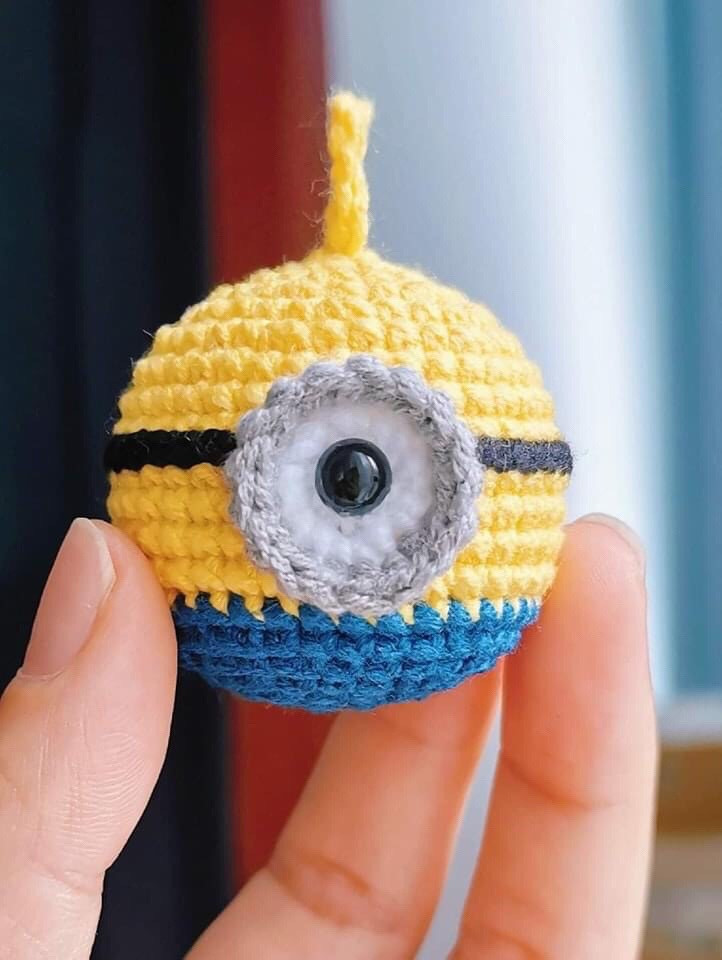 Hướng dẫn móc len Minion dễ thương - Chart chi tiết từng bước