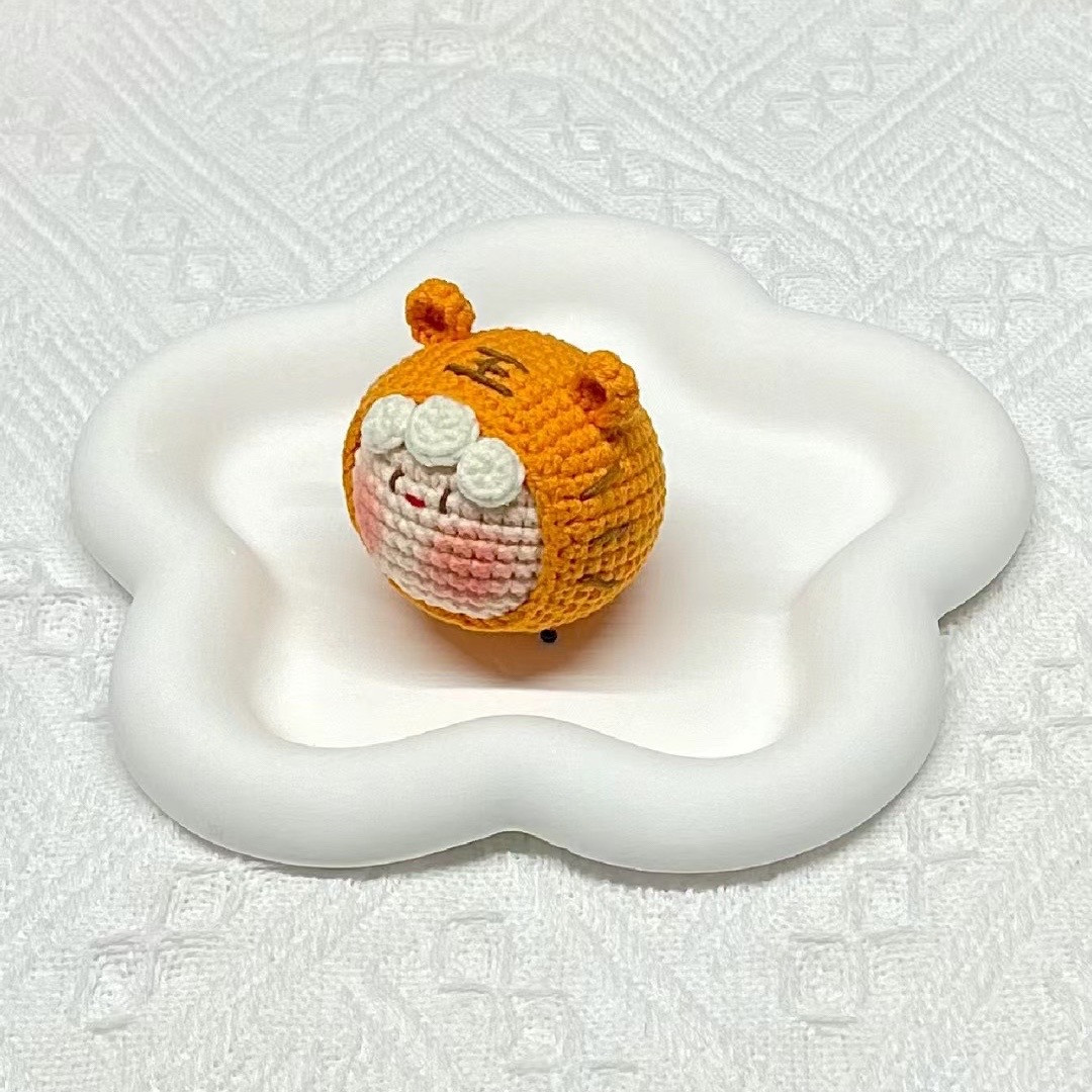 Hướng dẫn móc len Mochi Hổ dễ thương màu vàng cam