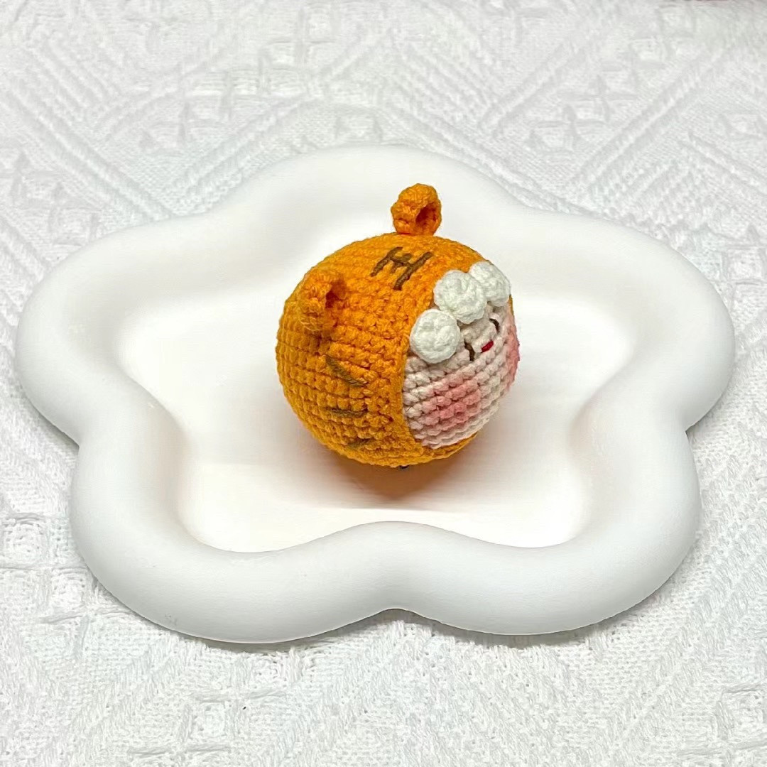 Hướng dẫn móc len Mochi Hổ dễ thương màu vàng cam