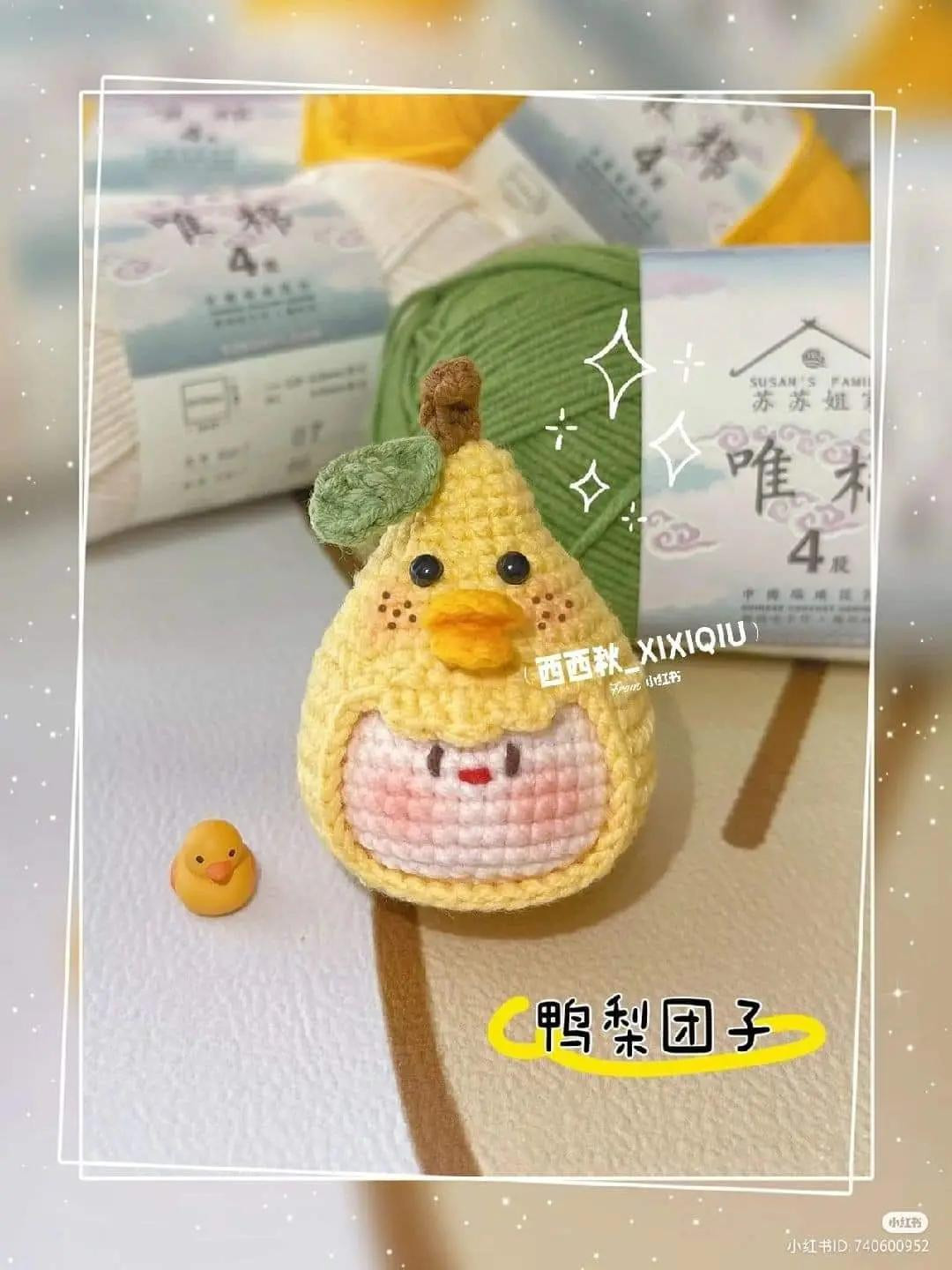 Hướng dẫn móc len Mochi quả lê dễ thương