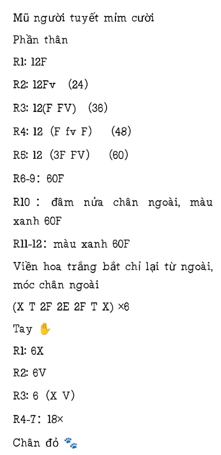 Hướng dẫn móc len mũ người tuyết mím cười dễ thương