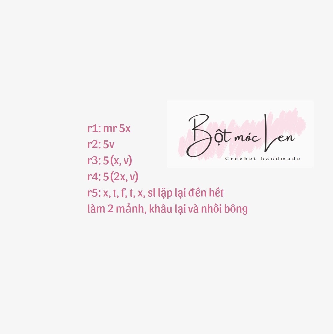 Hướng dẫn móc len ngôi sao vàng dễ thương