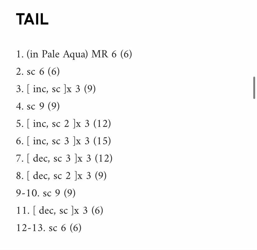 Hướng dẫn móc len nhân vật Glaceon màu xanh
