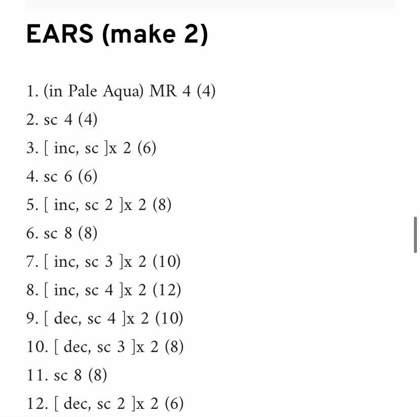 Hướng dẫn móc len nhân vật Glaceon màu xanh