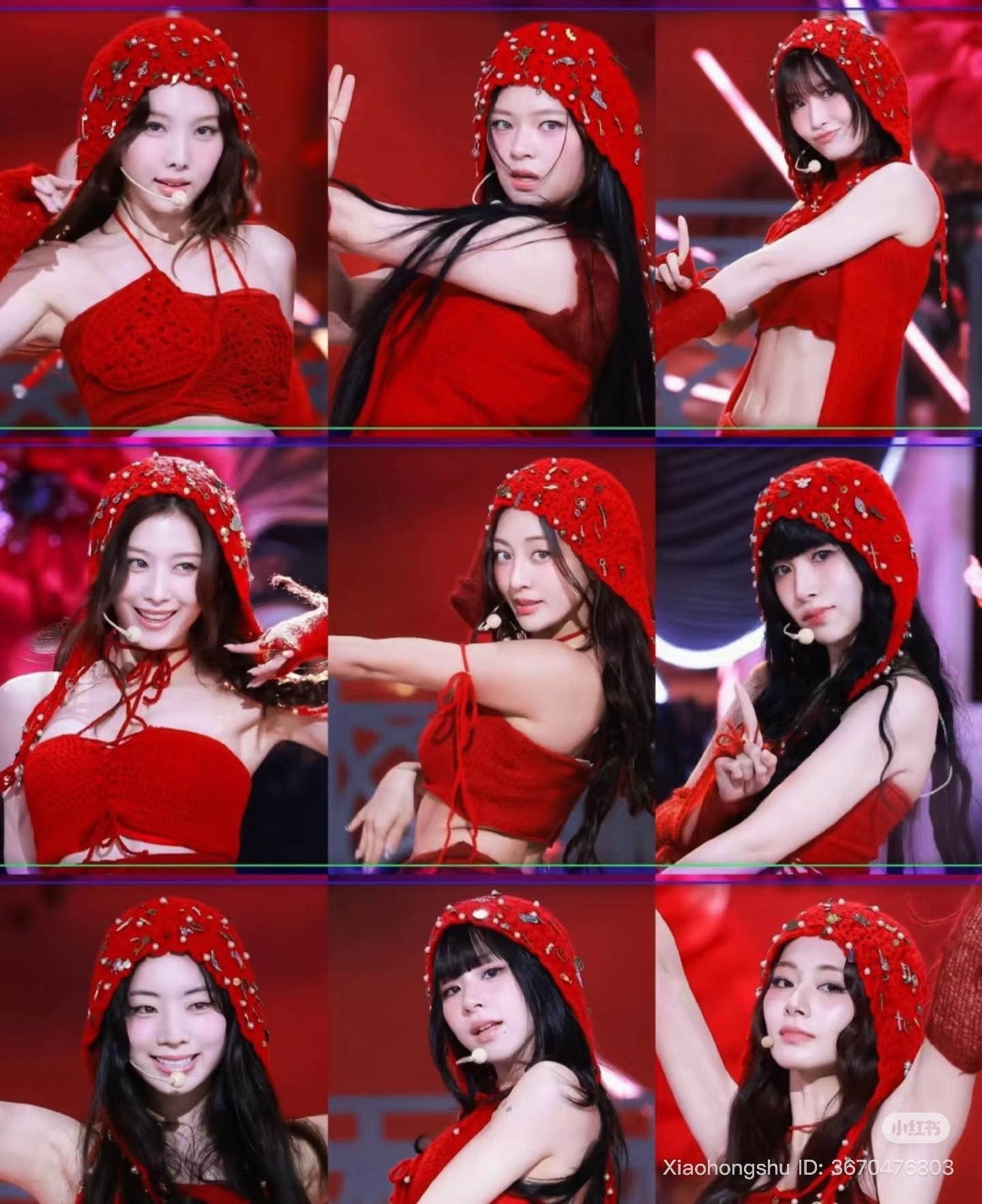 Hướng dẫn móc len nón đỏ trang trí charm giống idol Twice