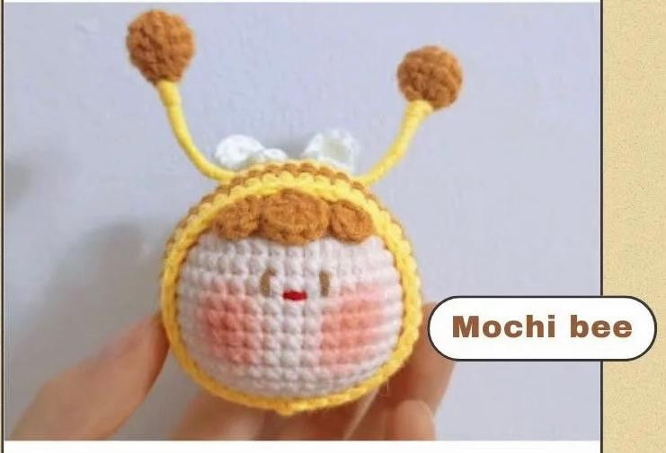 Hướng dẫn móc len ong Mochi dễ thương, chart chi tiết từng bước