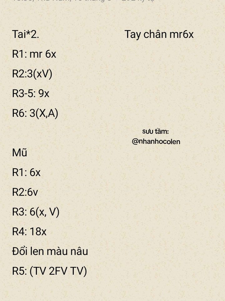 Hướng dẫn móc len Pompompurin màu vàng kem với mũ và túi nâu