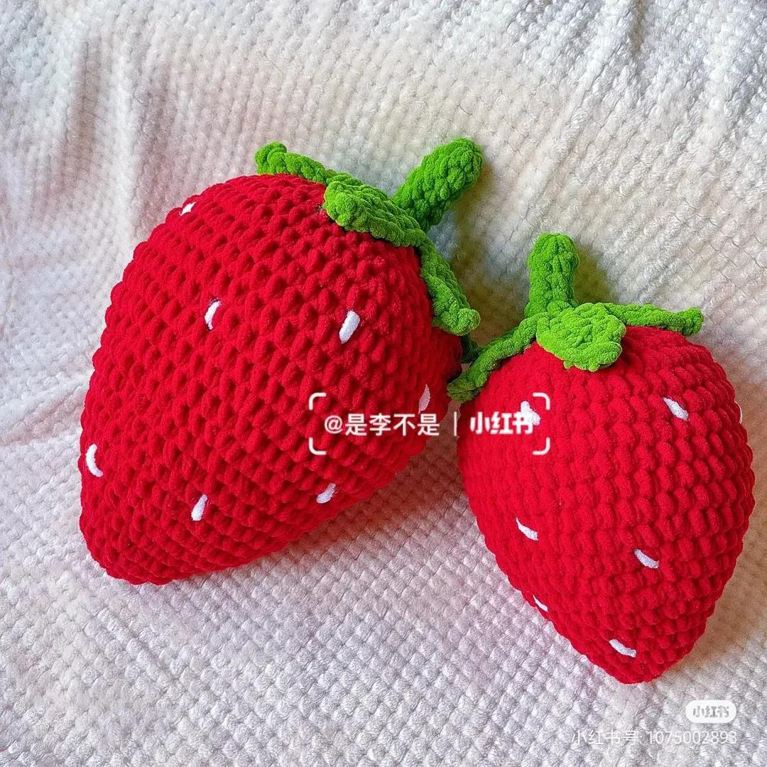 Hướng dẫn móc len quả dâu tây dễ thương