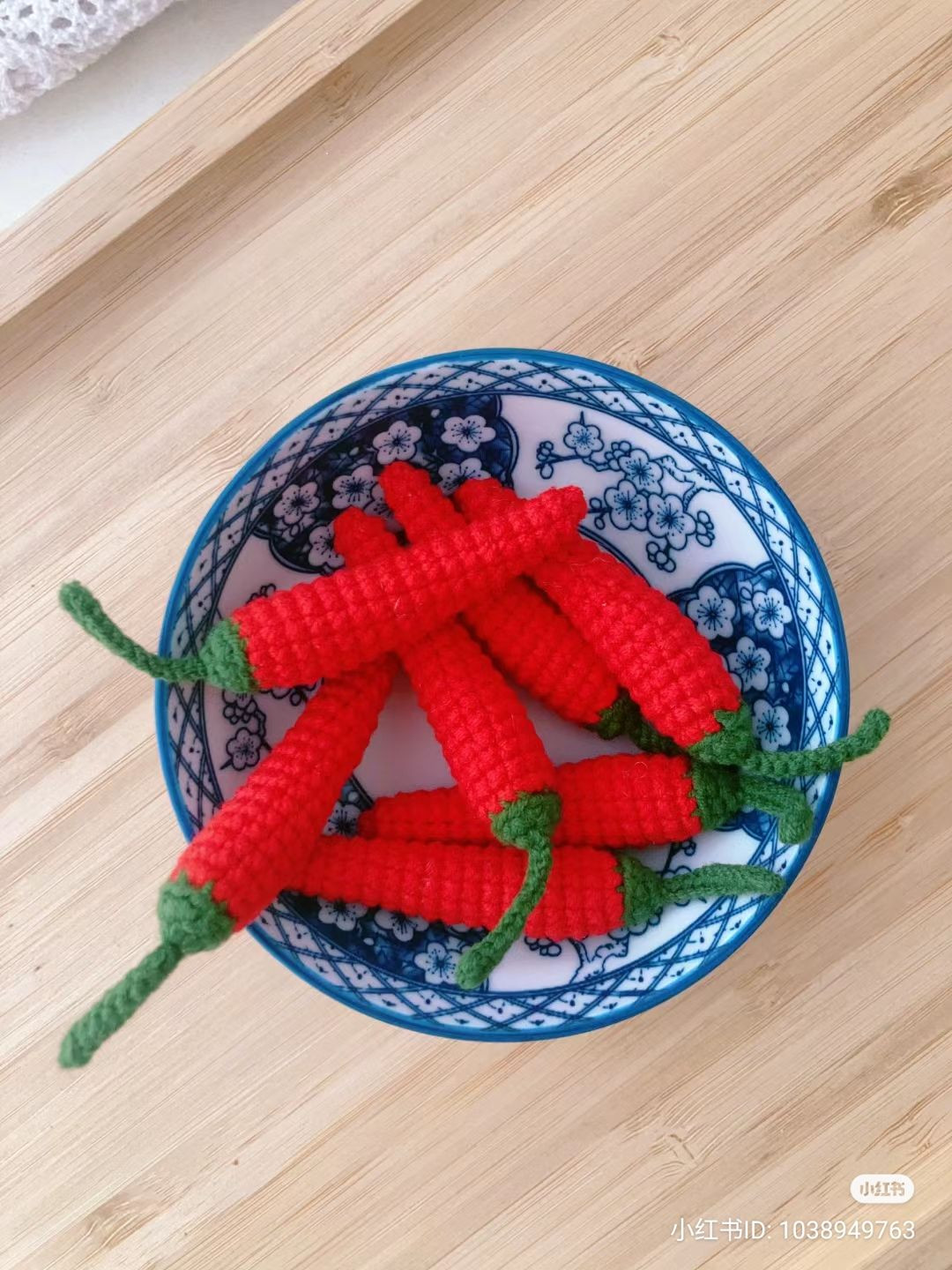 Hướng dẫn móc len quả ớt小米辣 chi tiết từng hàng