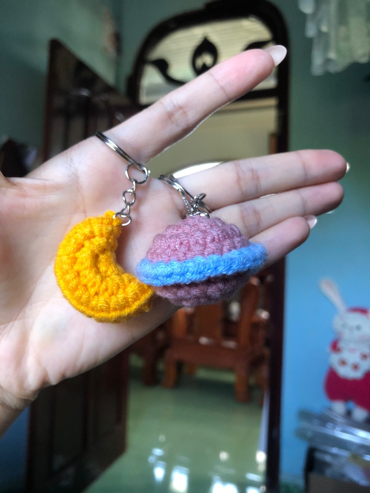 Hướng dẫn móc len Sao mộc và Mặt trăng dễ thương