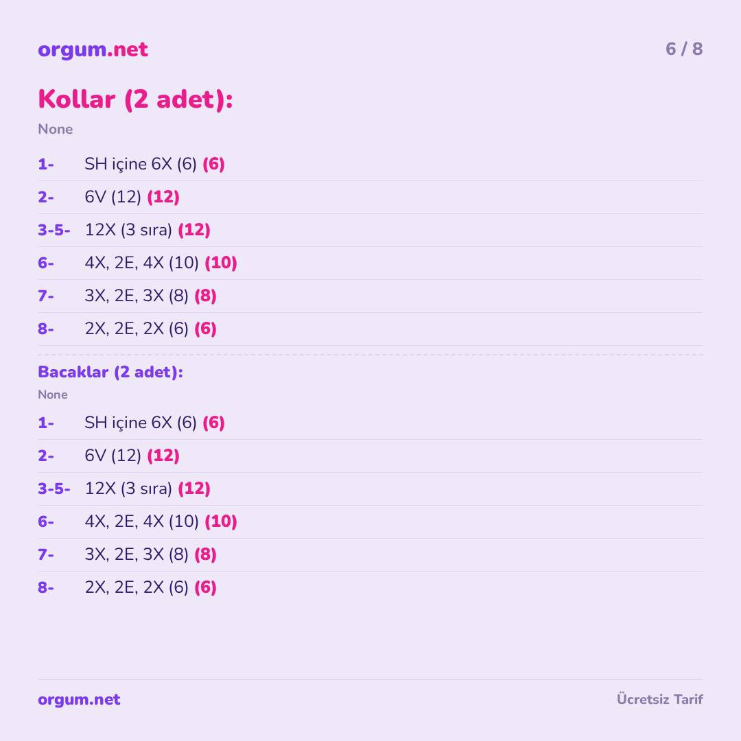 Hướng dẫn móc len Squishy Ayıcıklar - Gấu bông dễ thương không cần may, mẫu miễn phí