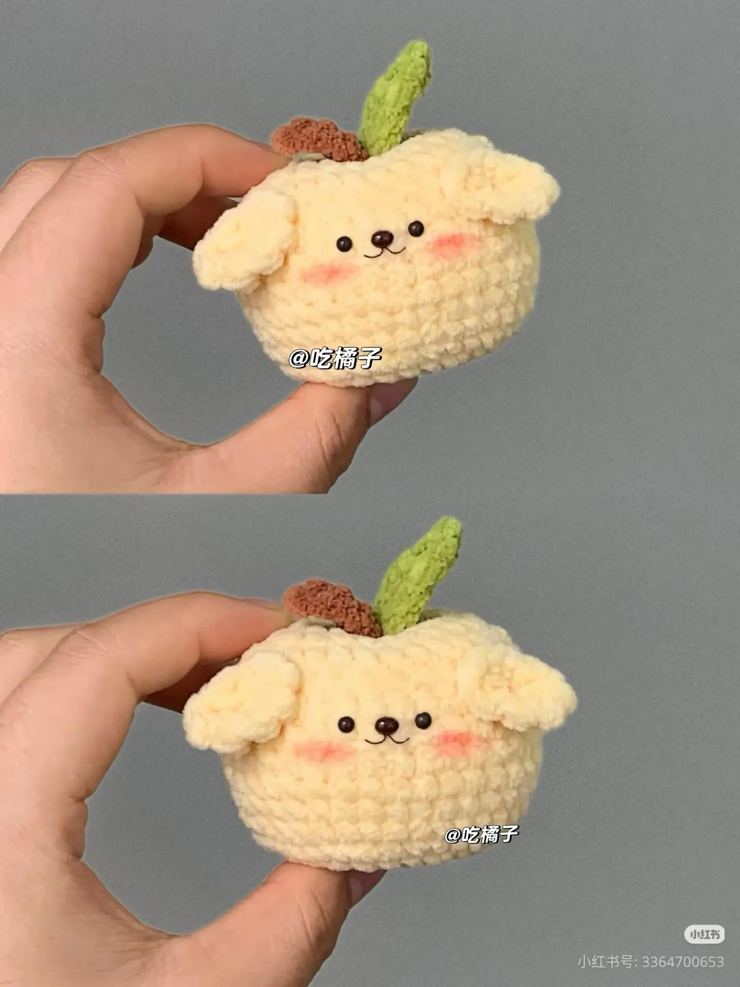 Hướng dẫn móc len Táo Cute hình gấu vàng dễ thương