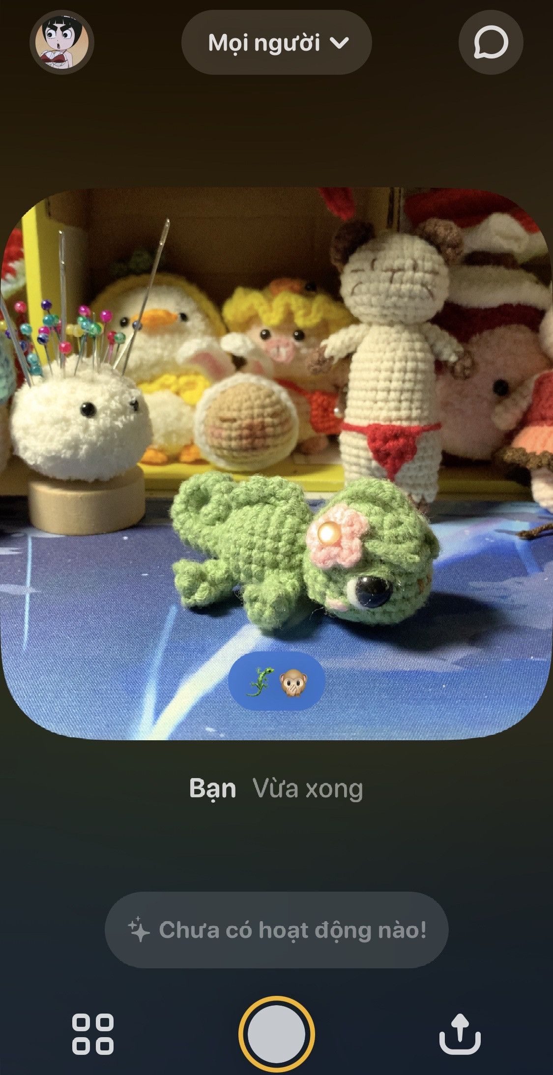 Hướng dẫn móc len Thằn lằn màu xanh lá cây dễ thương