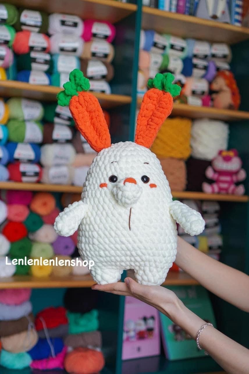Hướng dẫn móc len Thỏ Cà Rốt dễ thương