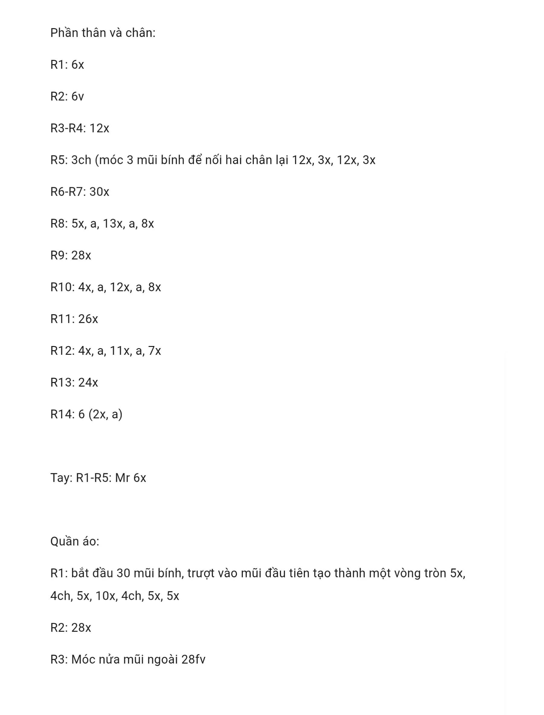Hướng dẫn móc len Thỏ Miffy màu xám dễ thương