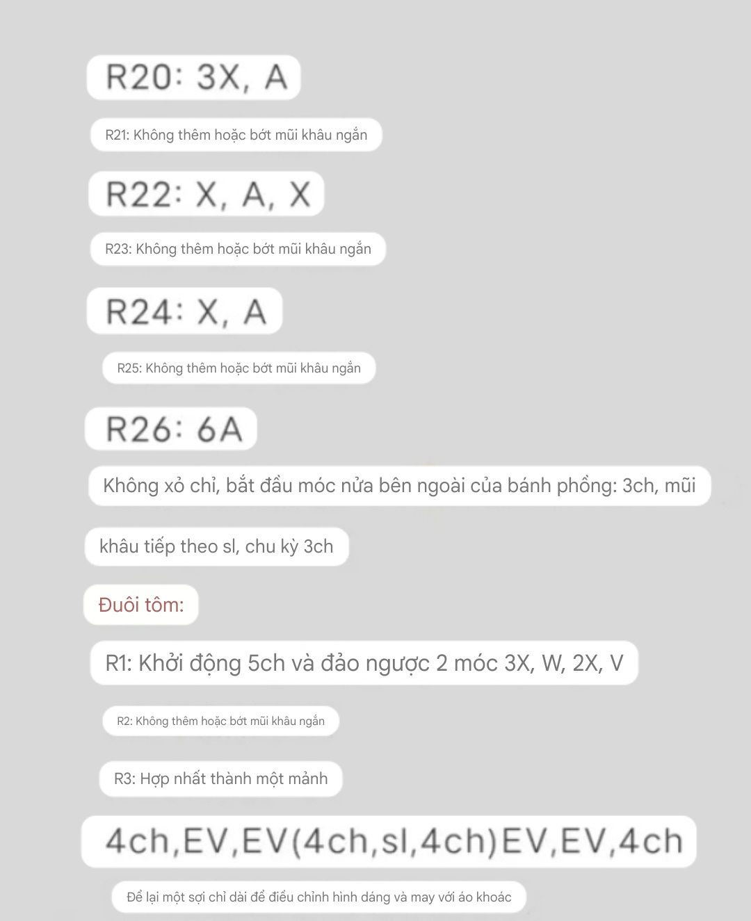 Hướng dẫn móc len Tôm Chiên Xù vàng dễ thương