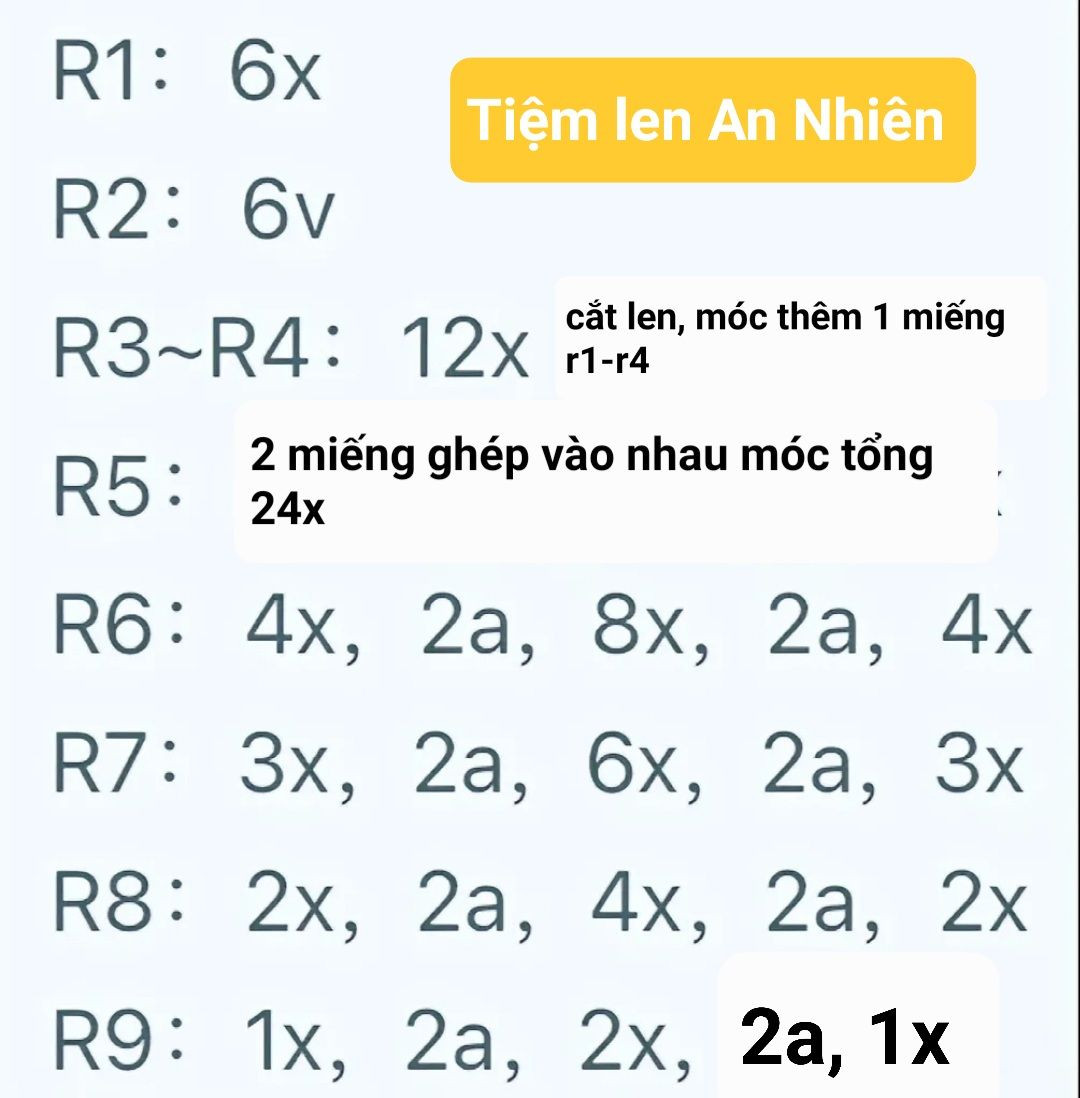 Hướng dẫn móc len trái tim nhiều màu sắc