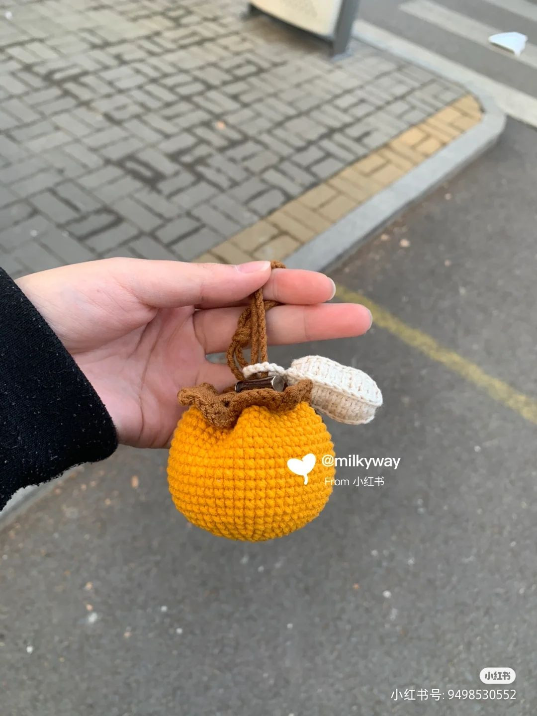 Hướng dẫn móc len túi quà hồng vàng dễ thương