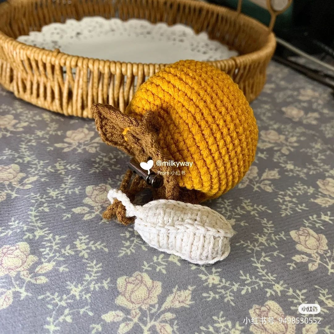 Hướng dẫn móc len túi quà hồng vàng dễ thương