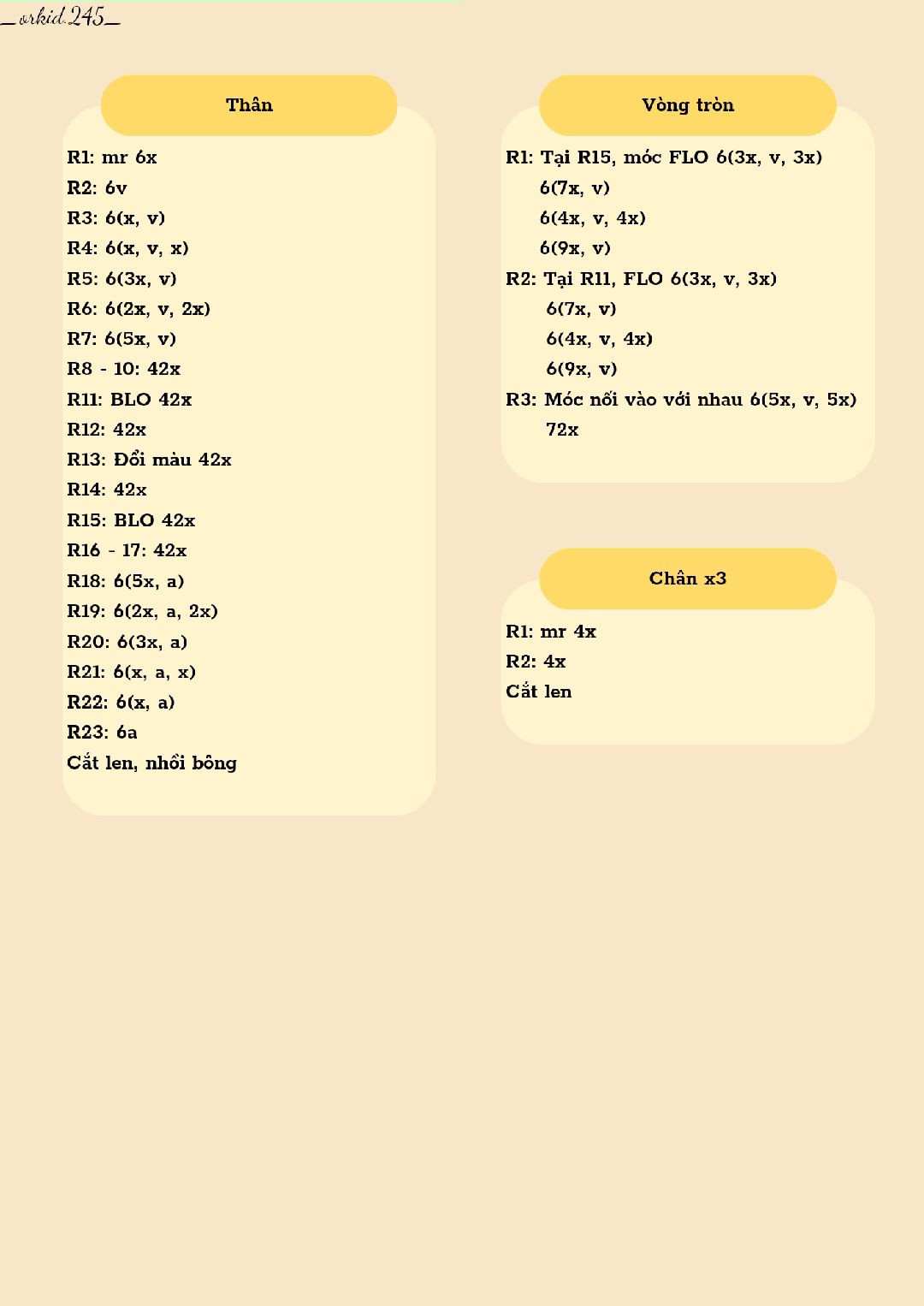 Hướng dẫn móc len UFO xanh xám - Mũ đĩa bay