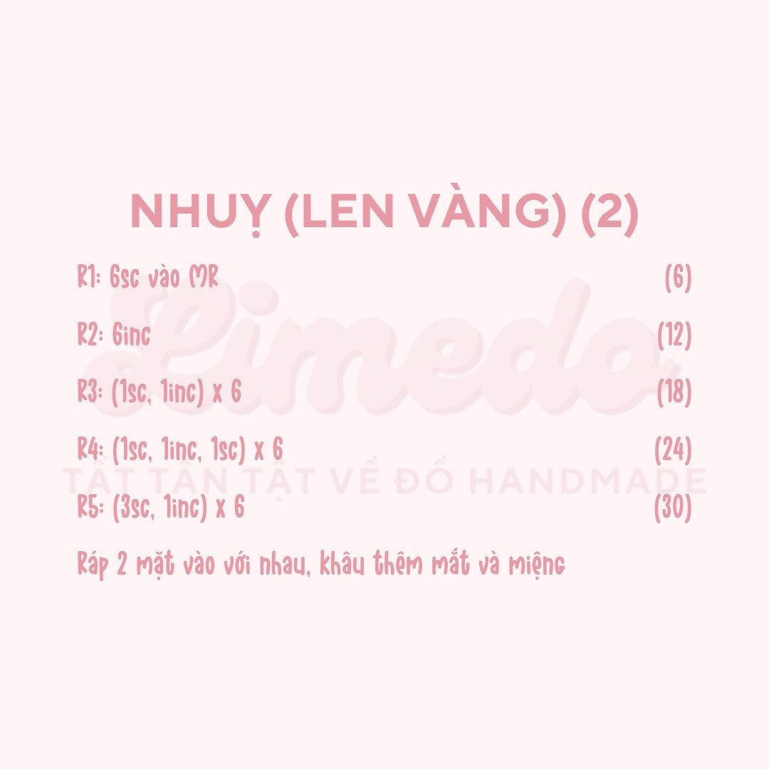 Hướng dẫn móc mặt cười hình ngôi sao màu vàng xanh