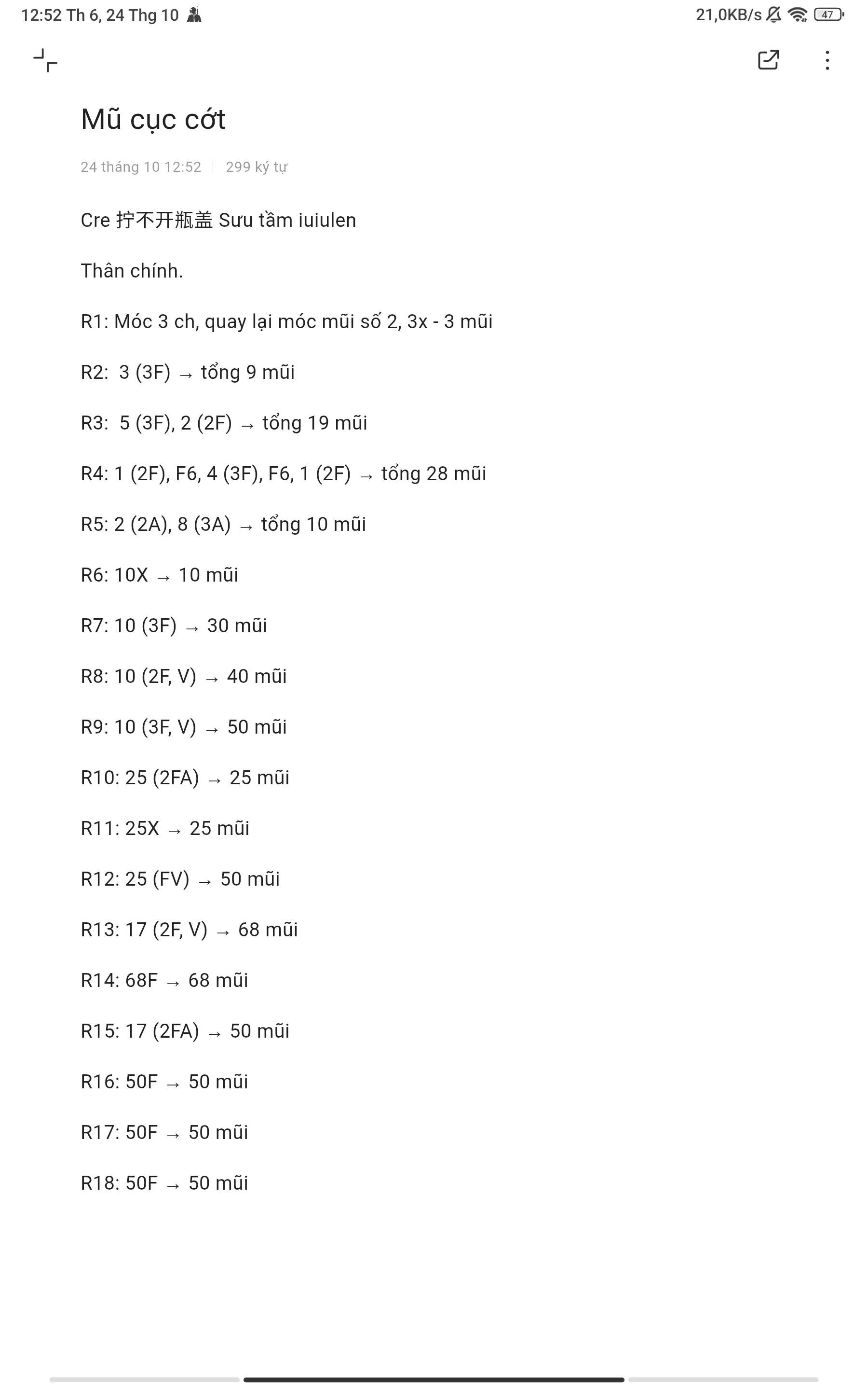 Hướng dẫn móc mũ cục cớt len xù màu nâu