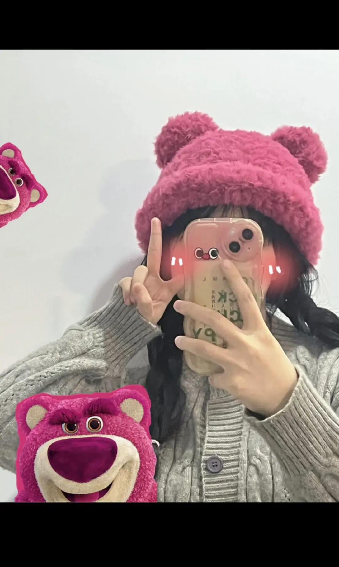 Hướng dẫn móc mũ gấu Lotso màu hồng