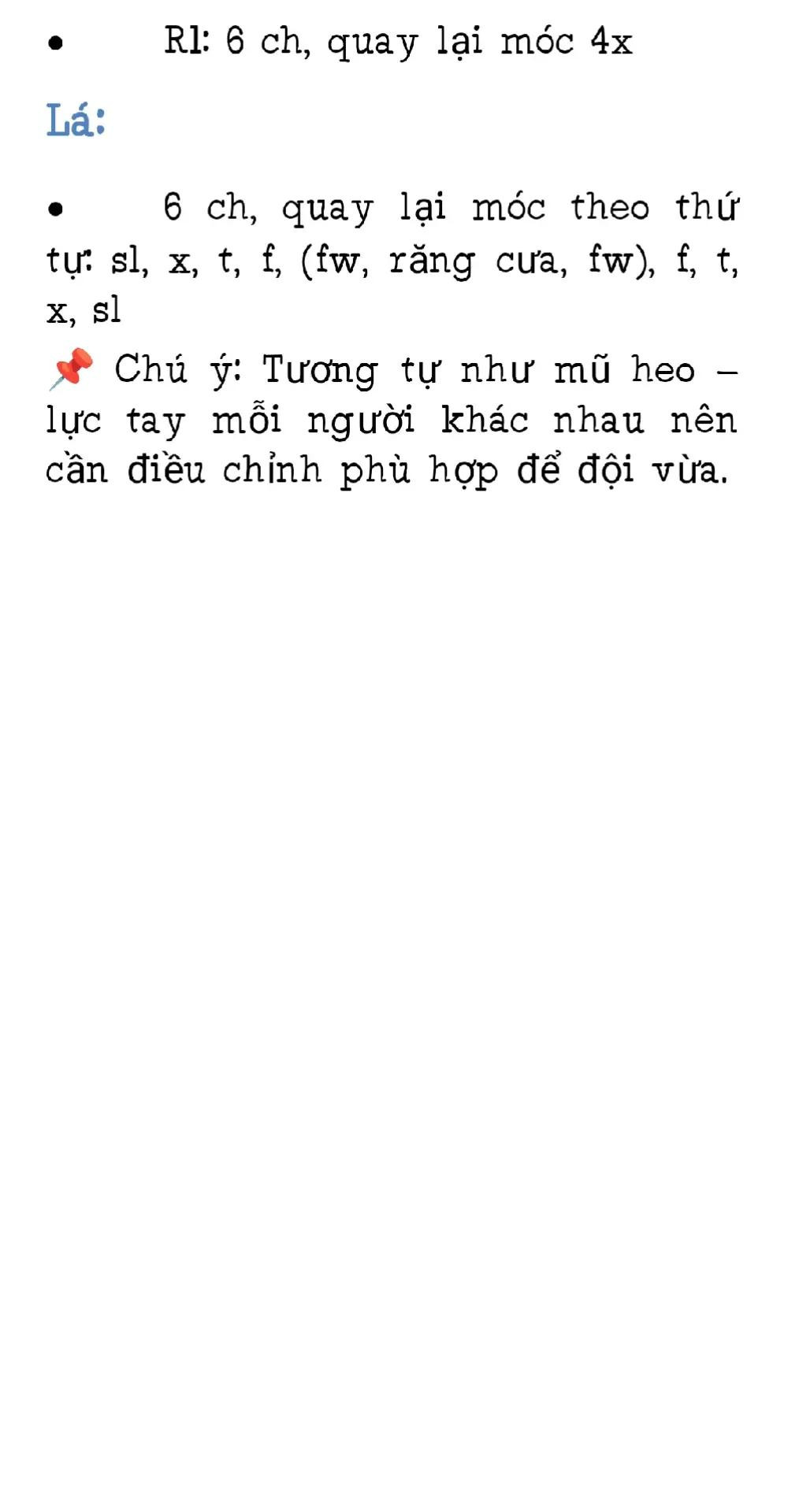 Hướng dẫn móc mũ heo màu hồng và quả cherry