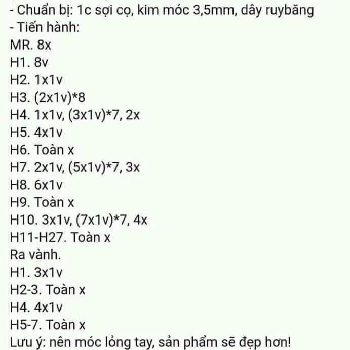 Hướng dẫn móc mũ len cho bé hình dưa chuột và thỏ dễ thương