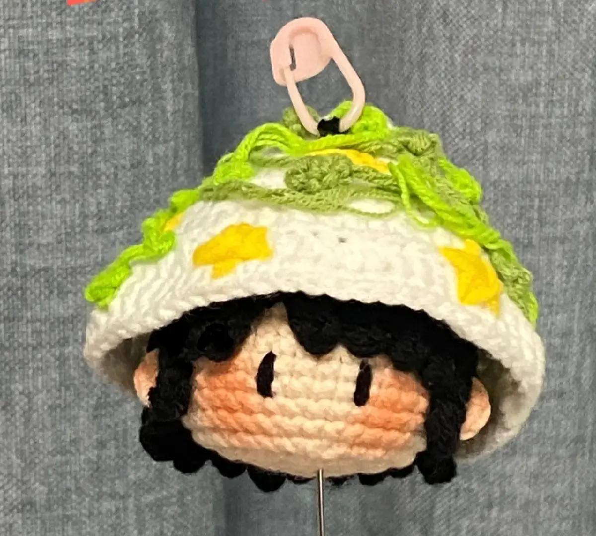 Hướng dẫn móc mũ nấm rơm cho búp bê amigurumi