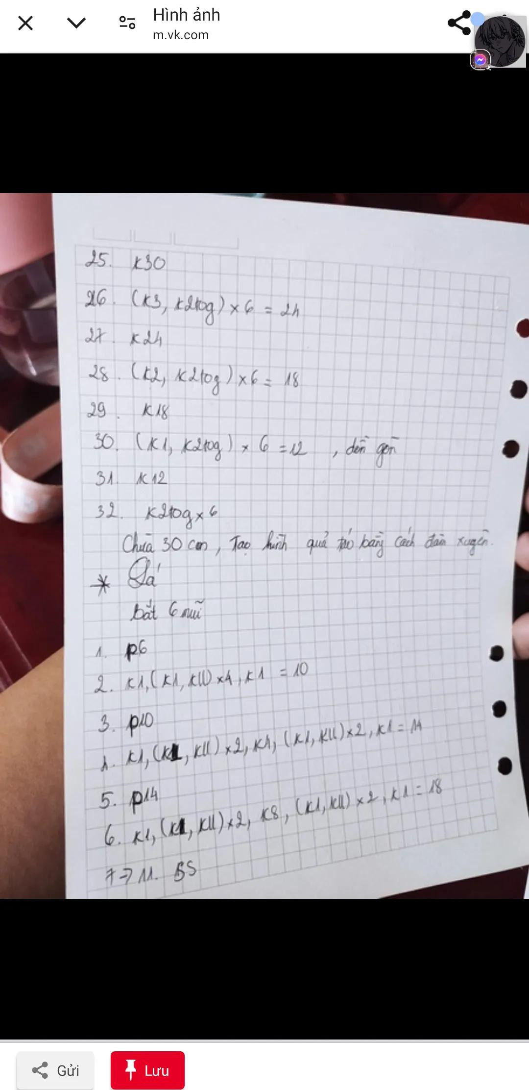 Hướng dẫn móc quả táo đơn giản bằng tay viết