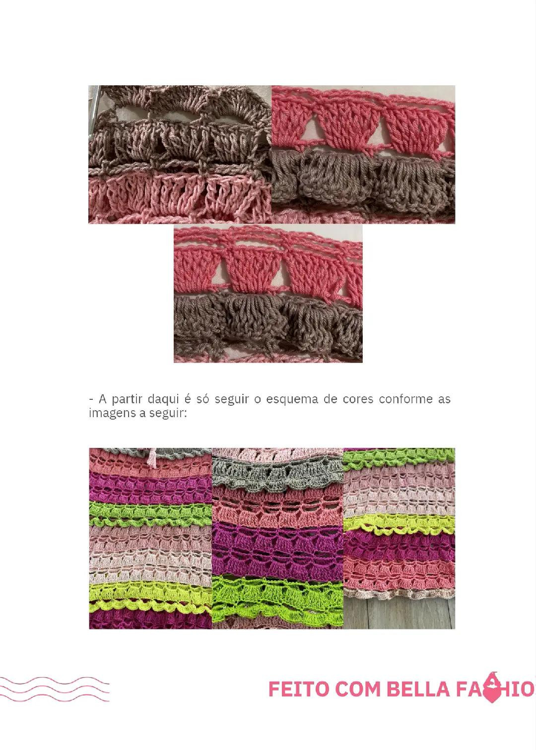 HƯỚNG DẪN MÓC SAIA CONJUNTO PRIMAVERA BELL FASHION HẤP DẪN ĐA MÀU