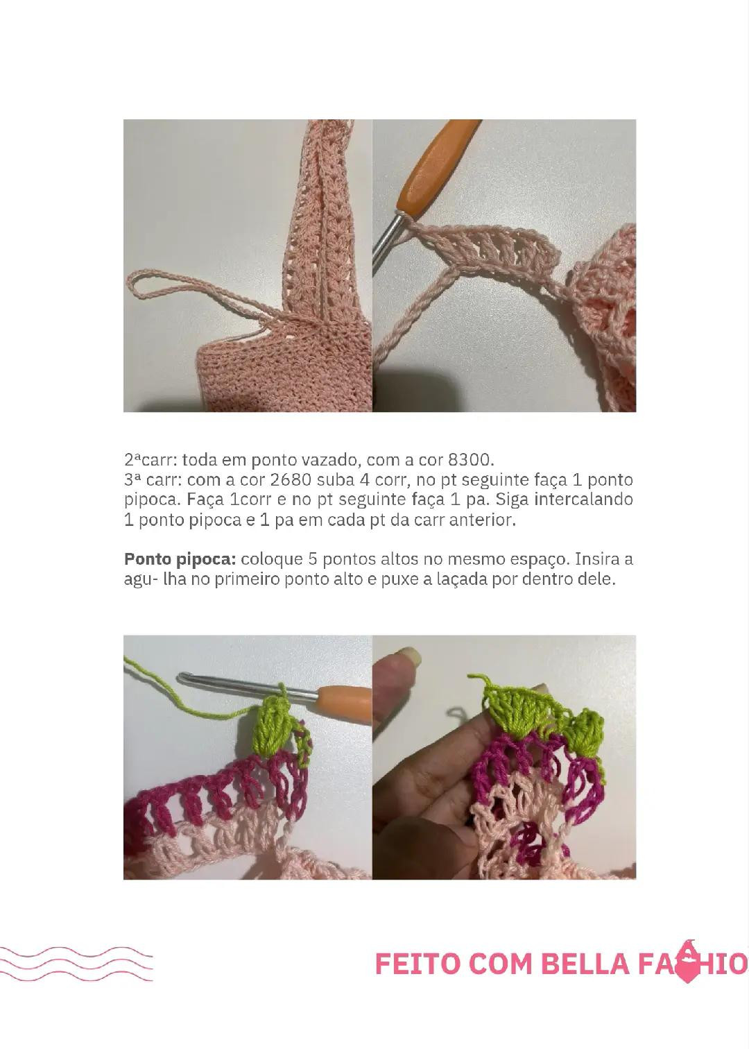 HƯỚNG DẪN MÓC SAIA CONJUNTO PRIMAVERA BELL FASHION HẤP DẪN ĐA MÀU