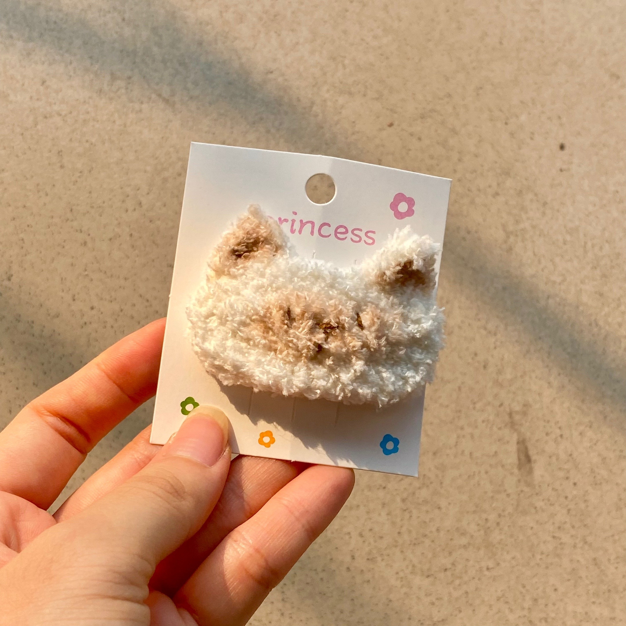 Hướng dẫn móc thân kẹp và tai cho mặt mèo len xù