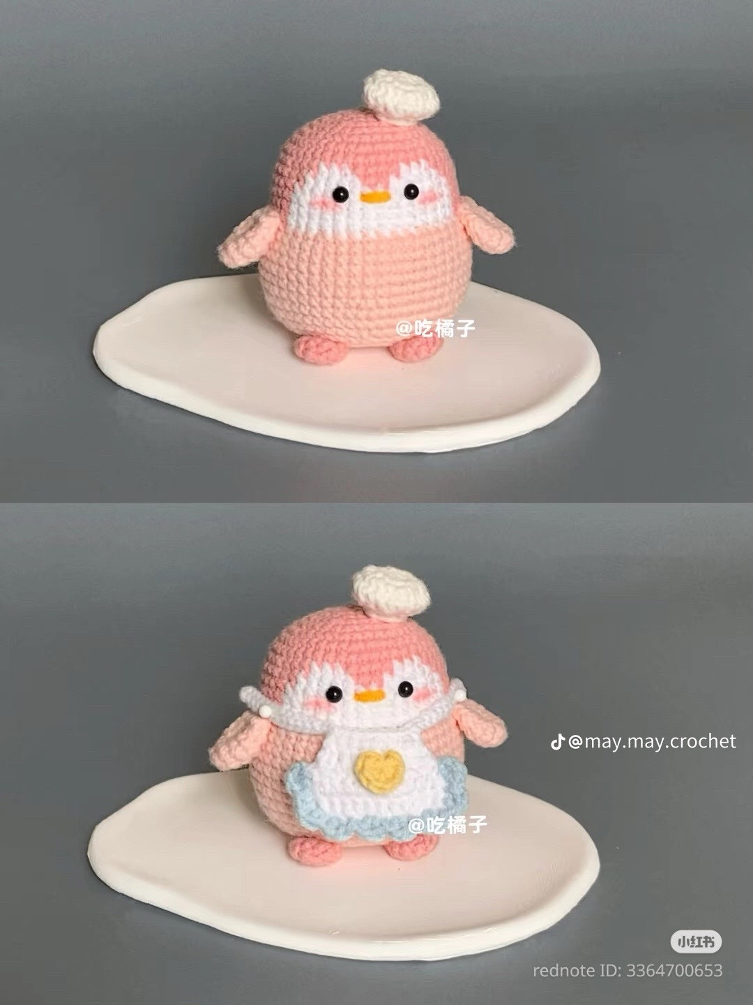 Hướng dẫn móc Thỏ Mochi trắng hồng dễ thương