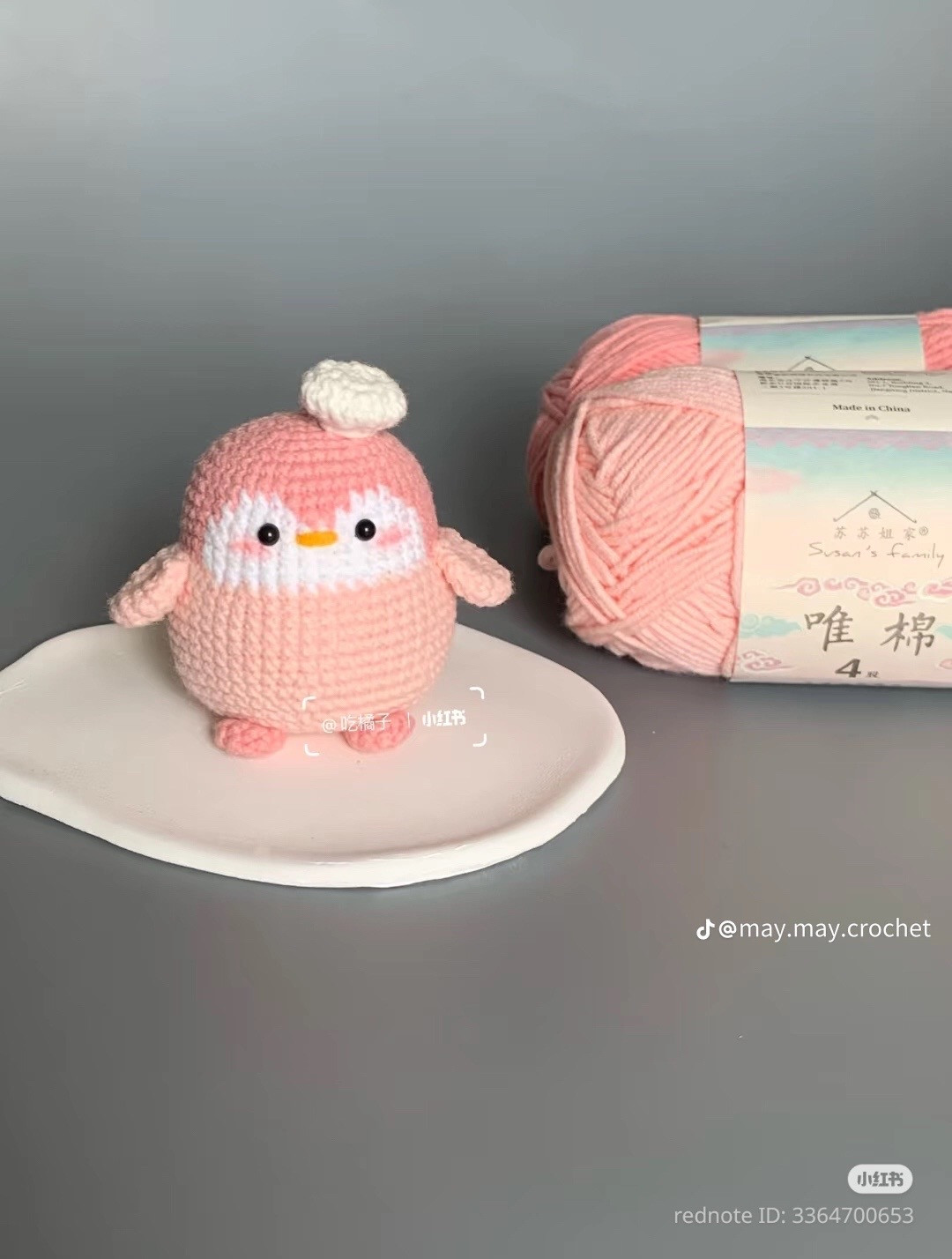 Hướng dẫn móc Thỏ Mochi trắng hồng dễ thương