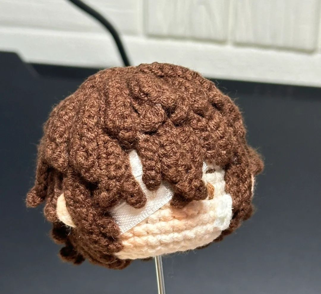 Hướng dẫn móc tóc búp bê màu nâu