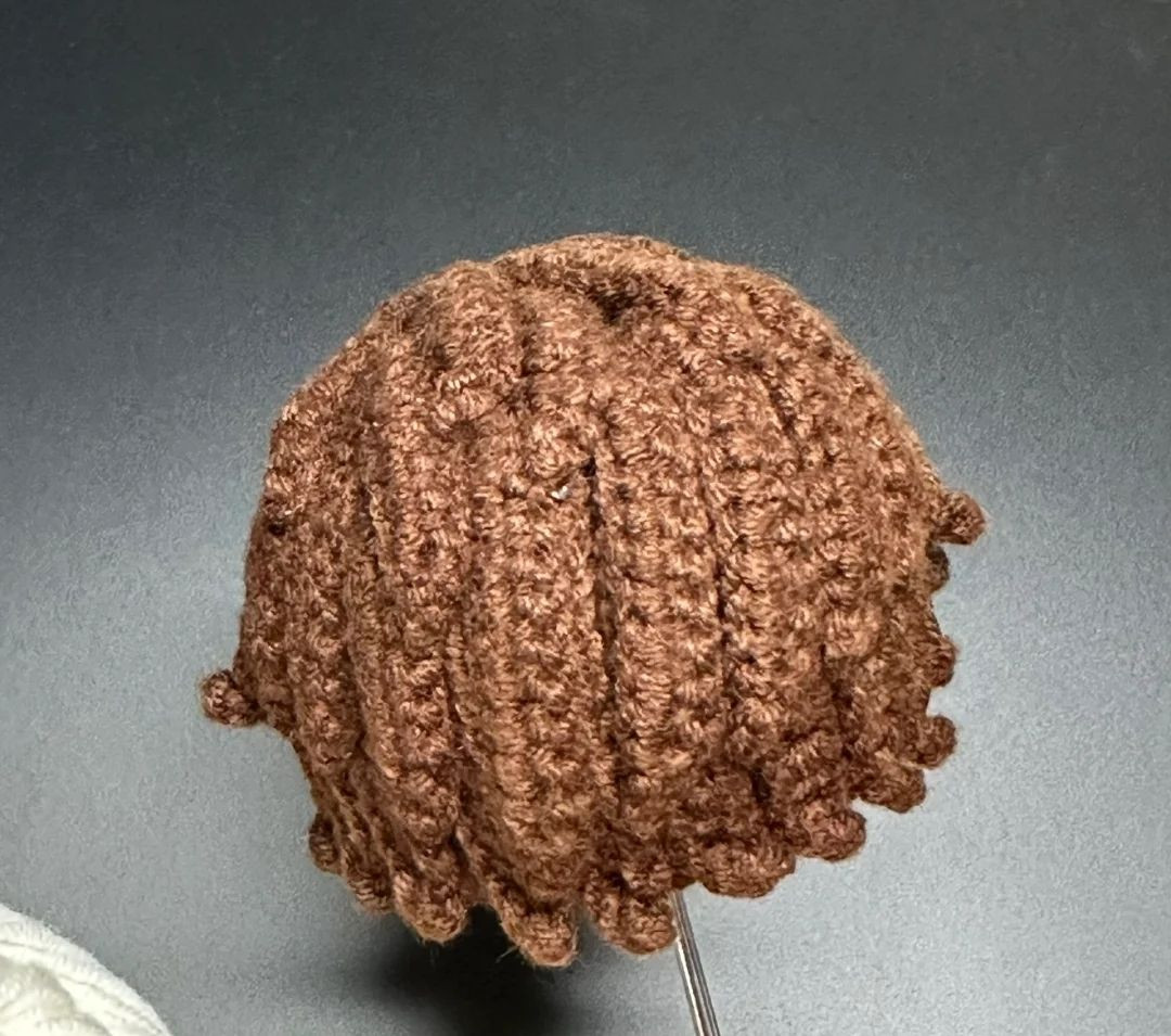 Hướng dẫn móc tóc búp bê màu nâu