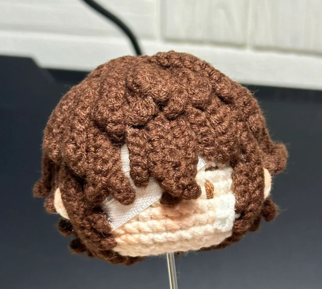 Hướng dẫn móc tóc búp bê màu nâu