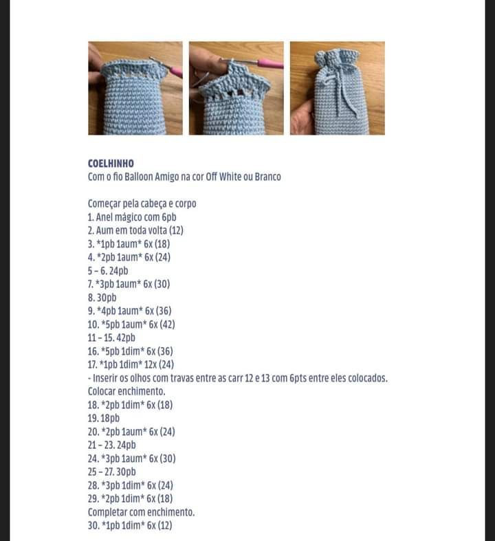 HƯỚNG DẪN MÓC TÚI BÚP BÊ THỎ CHOCOLICIA