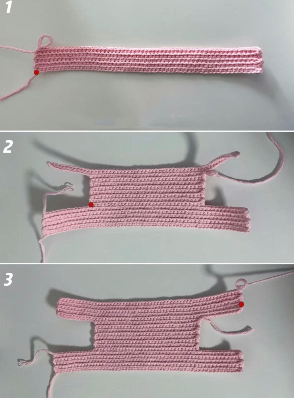 Hướng dẫn móc túi case AirPods màu hồng sọc dọc