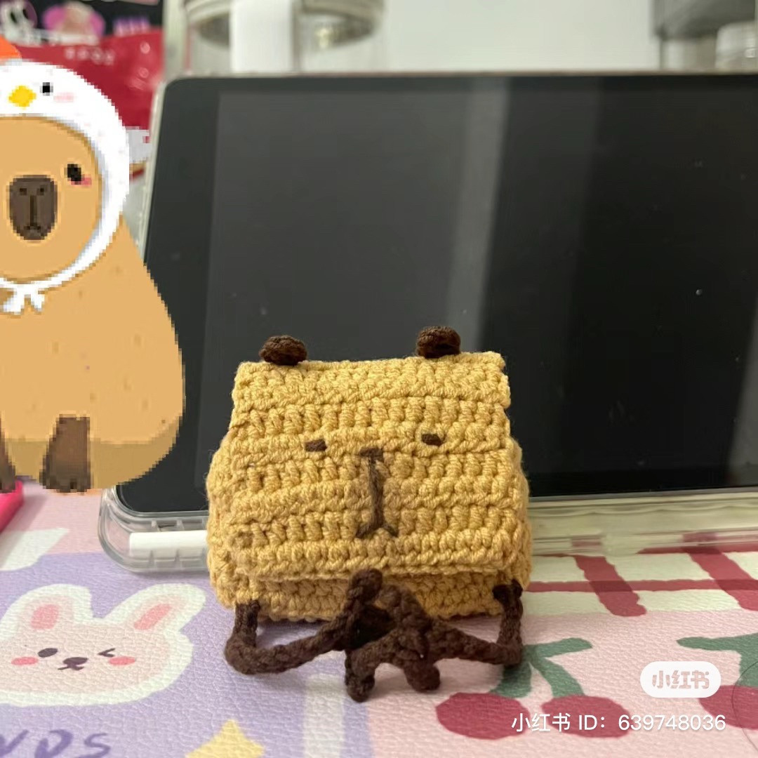 Hướng dẫn móc túi đựng airpod Capybara dễ thương