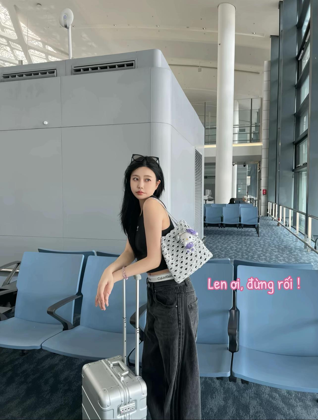 Hướng dẫn móc túi lưới họa tiết quạt màu bạc