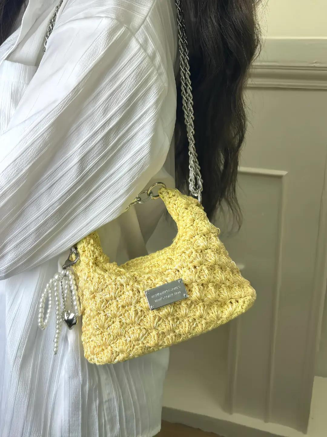 Hướng dẫn móc túi xách đính hạt, quai xích thời trang