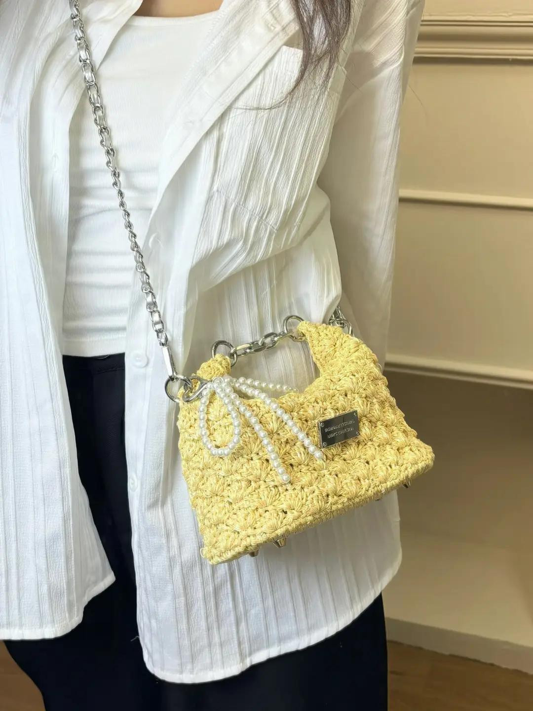 Hướng dẫn móc túi xách đính hạt, quai xích thời trang