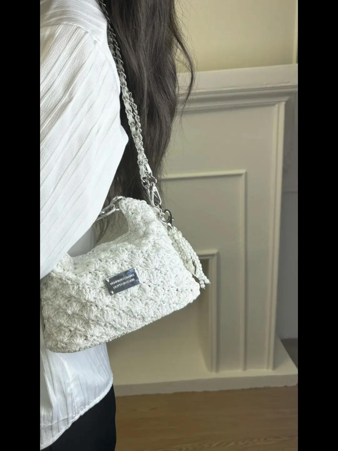 Hướng dẫn móc túi xách đính hạt, quai xích thời trang